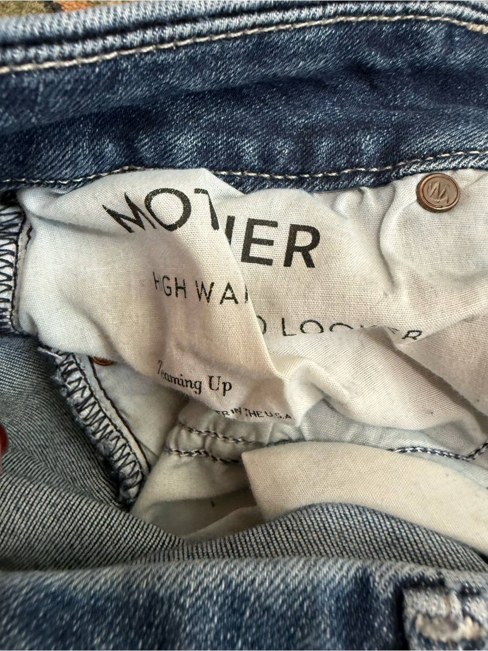 MOTHER High-Waisted Looker Skinny Jeans womens 28 - Picture 5 of 6